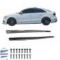 Preview: Upgrade Design Seitenschweller Set passend für Audi A3 8V / S3 8V Facelift 13-20 Hochglanz schwarz