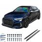 Preview: Upgrade Design Seitenschweller Set passend für Audi A3 8Y / S3 8Y 20-24 Hochglanz schwarz