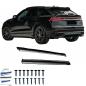 Preview: Upgrade Design Seitenschweller Set passend für Audi SQ8 / Q8 MK1 18+ Hochglanz schwarz