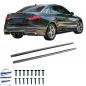 Preview: Upgrade Design Seitenschweller Set passend für Audi A4 B9 Facelift 19-24 Hochglanz schwarz