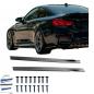 Preview: Upgrade Sport Design Seitenschweller Set passend für BMW 4er F82 14-21 Hochglanz schwarz