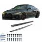 Preview: Upgrade Sport Design Seitenschweller Set passend für BMW 4er G22 20+ Hochglanz schwarz