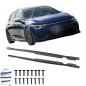 Preview: Upgrade Sport Design Seitenschweller Set passend für VW Golf 8 20+ Hochglanz schwarz