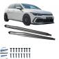 Preview: Upgrade Sport Design Seitenschweller Set passend für VW Golf 8 20+ Hochglanz schwarz