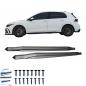 Preview: Upgrade Sport Design Seitenschweller Set passend für VW Golf 8 20+ Hochglanz schwarz