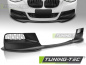 Preview: Frontspoiler Lippe für BMW 1er F20 / F21 11-14 schwarz matt