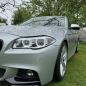 Preview: VOLL LED Angel Eyes Scheinwerfer Set für BMW 5er F10/F11 LCI (Facelift) 13-16 schwarz