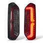 Preview: Voll LED Upgrade Design Rückleuchten passend für Ford Transit Custom / Custom (MK3) ab 2023 schwarz/rauch