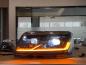 Preview: EXCLUSIVE VOLL LED Upgrade Design Scheinwerfer Set VW T5 03-09 dynamisch schwarz mit Willkommensfunktion und dyn. LED Blinker