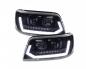 Preview: Sparpaket - VOLL LED Upgrade Design Scheinwerfer Set VW T5 03-09 dynamisch schwarz + Voll LED Lightbar Design Rückleuchten schwarz/rauch mit dynamischen Blinker