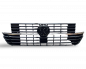 Preview: Kühlergrill mit Logohalter + Stoßstangenblenden für Volkswagen T6.1 ab 2019 Hochglanz schwarz