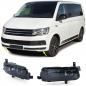Preview: Voll LED "Specialized" Tagfahrlicht Scheinwerfer schwarz mit LED Blinker - Black Edition + Upgrade Design Nebelscheinwerfer Set schwarz / rauch für VW T6 15-19