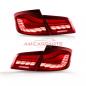 Preview: Voll LED Upgrade Design Rückleuchten für BMW 5er F10 Lim. 10-16 rot in OLED Technik mit dynamischem Blinker