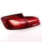 Preview: Voll LED Upgrade Design Rückleuchten passend für BMW 5er F10 Lim. 10-16 rot in OLED Technik mit dynamischem Blinker