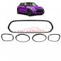Preview: "Blackshine" Upgrade Rahmen/Blenden Set passend für Kühlergrill / Scheinwerfer / Rückleuchten passend für Mini Cooper F55/F56/F57 Vor-Facelift 13-20 Hochglanz schwarz