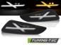 Preview: LED Upgrade Design Frontblinker Set passend für Vespa Sprint / Primavera 125 / 150 18-26 schwarz/rauch