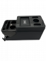 Preview: Black Edition Staufach Mittelkonsole Ablage für alle Mercedes Benz Vito / V-Klasse W447 14-23 mit LED Beleuchtung, USB und Induktions-Ladestation