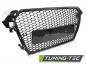 Preview: Upgrade Design Sportgrill / Kühlergrill für Audi A4 B8 Facelift 12-15 Hochglanz Schwarz