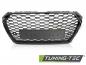 Preview: Upgrade "Plus" Sportgrill / Kühlergrill für Audi A4 B9 (8W) 15-19 Hochglanz schwarz in Wabendesign