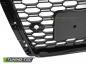 Preview: Upgrade "Plus" Sportgrill / Kühlergrill für Audi A4 B9 (8W) 15-19 Hochglanz schwarz in Wabendesign