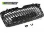 Preview: Upgrade "Plus" Sportgrill / Kühlergrill für Audi A4 B9 (8W) 15-19 Hochglanz schwarz in Wabendesign