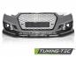 Preview: Upgrade "Plus" Design Frontstoßstange für Audi A4 B9 (8W) 15-19 inkl. Zubehör in Hochglanz schwarz