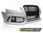Preview: Upgrade Frontstoßstange Sport für Audi A6 C6 04-11 inkl. Zubehör in Hochglanz schwarz