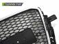 Preview: Upgrade Sportgrill / Kühlergrill passend für Audi Q5 8R Facelift 12-16 Hochglanz schwarz/Chrom