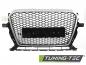 Preview: Upgrade Sportgrill / Kühlergrill passend für Audi Q5 8R Facelift 12-16 Hochglanz schwarz/Silber