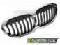 Preview: Upgrade Design Sportgrill passend für BMW 1er F40 19-24 Hochglanz schwarz / chrom