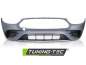 Preview: Upgrade Design Frontstoßstange für Mercedes-Benz E-Klasse W213/S213 Lim./T-Modell 20-23 mit PDC chrom/schwarz glanz