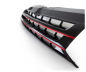 Preview: Upgrade Sportgrill / Kühlergrill ohne Emblem für Volkswagen T5 GP (Facelift) 10-15 schwarz/rot