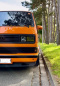 Preview: Schwarze eckige Multivan Design Doppel-Scheinwerfer für VW T3 79-92 H4