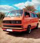 Preview: Schwarze eckige Multivan Design Doppel-Scheinwerfer für VW T3 79-92 H4