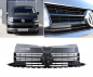 Preview: Upgrade Design Sportgrill / Kühlergrill für Volkswagen T6 15-19 Hochglanz-schwarz mit Emblemhalter