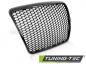 Preview: Upgrade Sportgrill / Kühlergrill für Audi A6 C6 (4F) Facelift 09-11 Hochglanz schwarz in Wabendesign
