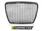 Preview: Upgrade Sportgrill / Kühlergrill für Audi A6 C6 (4F) Facelift 09-11 Hochglanz schwarz in Wabendesign