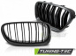 Preview: Upgrade Sportgrill Nieren für BMW 1er F20/F21 Facelift 11-16 hochglanz schwarz in Doppelsteg Design