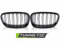 Preview: Upgrade Sportgrill Nieren für BMW 5er E60/E61 03-10 Hochglanz schwarz in Doppelsteg Design