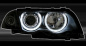 Mobile Preview: CCFL Angel Eyes Scheinwerfer Set für BMW 3er E46 Limo. / Touring 98-01 schwarz