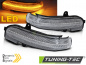 Preview: Upgrade LED Spiegelblinker für Mercedes Benz C-Klasse W203/S203/CL203 00-07 chrom/weiß dynamisch