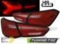Preview: Voll LED Lightbar Design Rückleuchten für Ford Focus MK4 3/5 Türer 18-21 weiß/rot dynamischer Blinker