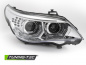 Preview: 3D LED Angel Eyes Scheinwerfer für BMW 5er E60 / E61 03-07 chrom mit LED Blinker