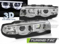 Mobile Preview: 3D LED Angel Eyes Scheinwerfer für BMW 7er E38 94-01 schwarz