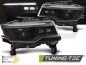 Preview: LED Tagfahrlicht Design Scheinwerfer Set für Jeep Grand Cherokee WK2 16-21 schwarz mit Willkommensfunktion