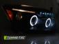 Preview: LED Angel Eyes Scheinwerfer für Dodge Caliber 06-12 schwarz