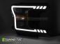 Preview: LED Tagfahrlicht Design Scheinwerfer für Ford F150 MK13 17-20 schwarz mit dyn. Blinker