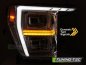 Preview: VOLL LED Tagfahrlicht Design Scheinwerfer Set für Ford F150 MK14 20-23 chrom mit dyn. Blinker