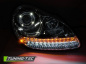 Preview: Xenon LED Tagfahrlicht Design Scheinwerfer für Porsche Cayenne 955 02-06 chrom mit LED Blinker