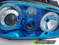 Preview: Upgrade Color-Design Angel Eyes Scheinwerfer für VW Golf 4 97-03 "Mirrorblue" mit NSW